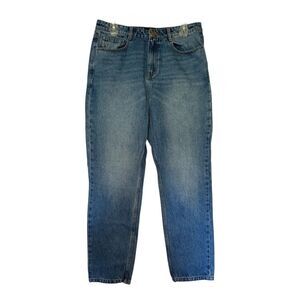 Frank and Oak women's size 31 Stevie tapered high rise lived in denim jeans